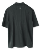 SSY(エスエスワイ)  rib mock neck t-shirt charcoal