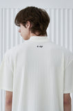 SSY(エスエスワイ)  rib mock neck t-shirt ivory