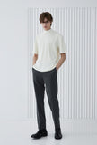 SSY(エスエスワイ)  rib mock neck t-shirt ivory