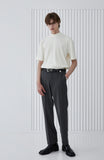 SSY(エスエスワイ)  rib mock neck t-shirt ivory