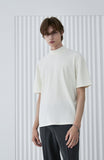 SSY(エスエスワイ)  rib mock neck t-shirt ivory