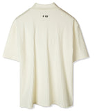 SSY(エスエスワイ)  rib mock neck t-shirt ivory