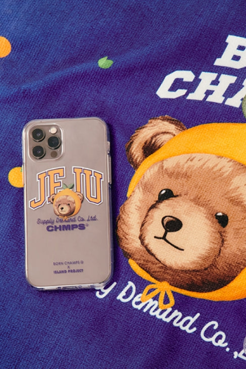 ボーンチャンプス(BORN CHAMPS)  JEJU BEAR JELLY CASE B21SA18OR