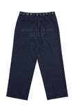 アクメドラビ(acme' de la vie) ADLV LOGO EMBROIDERY WIDE PANTS NAVY