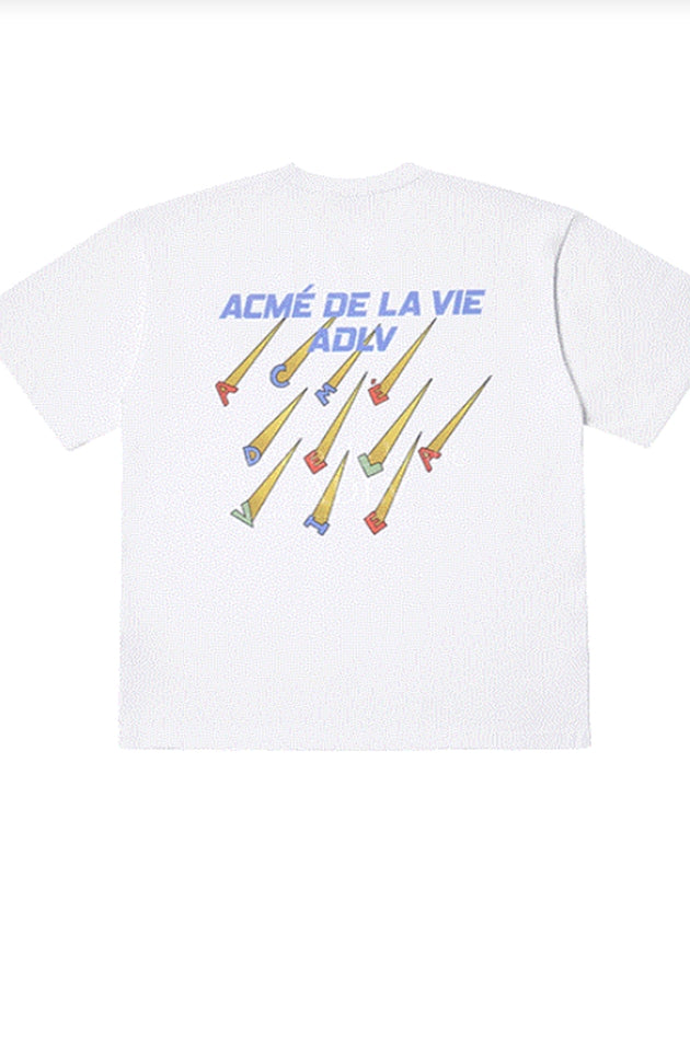 アクメドラビ(acme' de la vie)  METEOR SHORT SLEEVE T-SHIRT WHITE