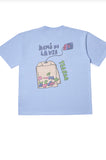 アクメドラビ(acme' de la vie)  TEABAG LOGO SHORT SLEEVE T-SHIRT SKYBLUE