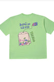 アクメドラビ(acme' de la vie)  TEABAG LOGO SHORT SLEEVE T-SHIRT LIGHT GREEN