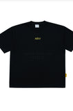 アクメドラビ(acme' de la vie)  GLOSSY BASIC LOGO SHORT SLEEVE T-SHIRT BLACK