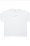 アクメドラビ(acme' de la vie)  GLOSSY BASIC LOGO SHORT SLEEVE T-SHIRT WHITE