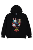 アクメドラビ(acme' de la vie)  BACKYARD FAMILY - BLACK HOODIE