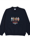 アクメドラビ(acme' de la vie)  HANK HILL FRIENDS - NAVY SWEATSHIRT