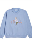 アクメドラビ(acme' de la vie)  FLAMINGO BOBBY HILL - LIGHT PURPLE SWEATSHIRT