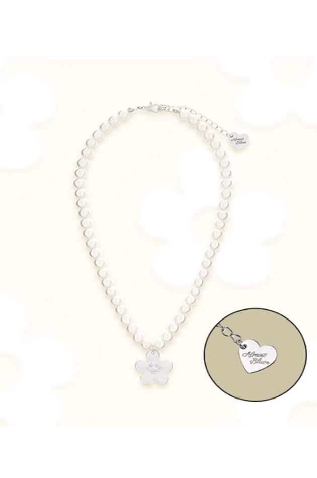 オルモストブルー(Almost Blue)  SMILE FLOWER PEARL CHOKER