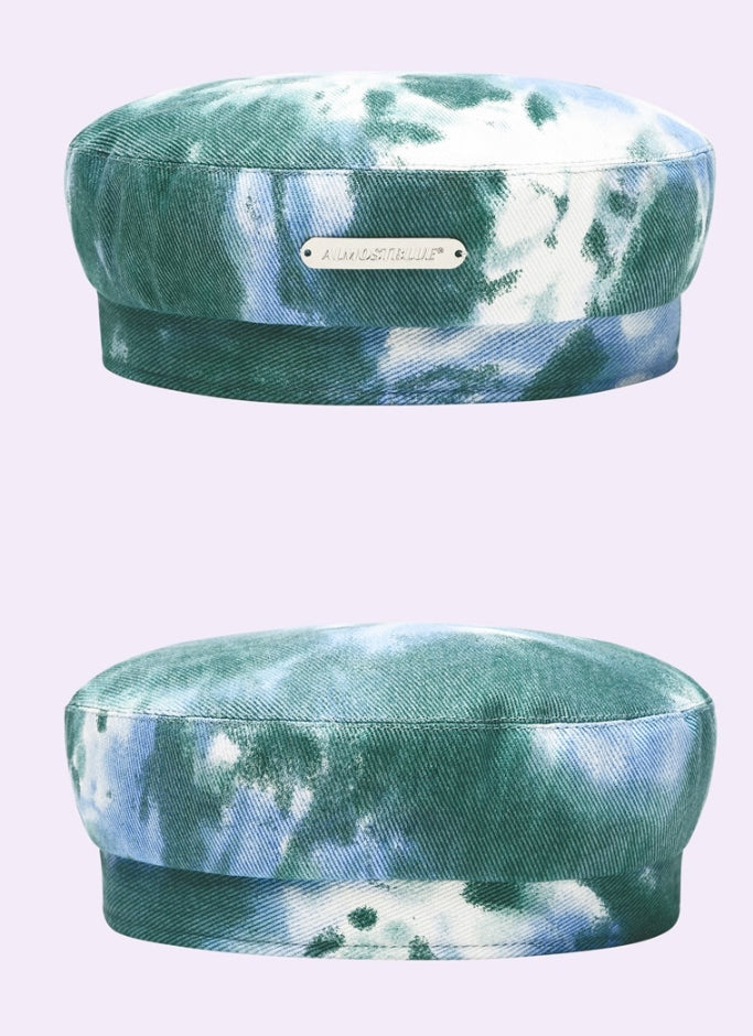 オルモストブルー(Almost Blue)  TIE DYE BERET