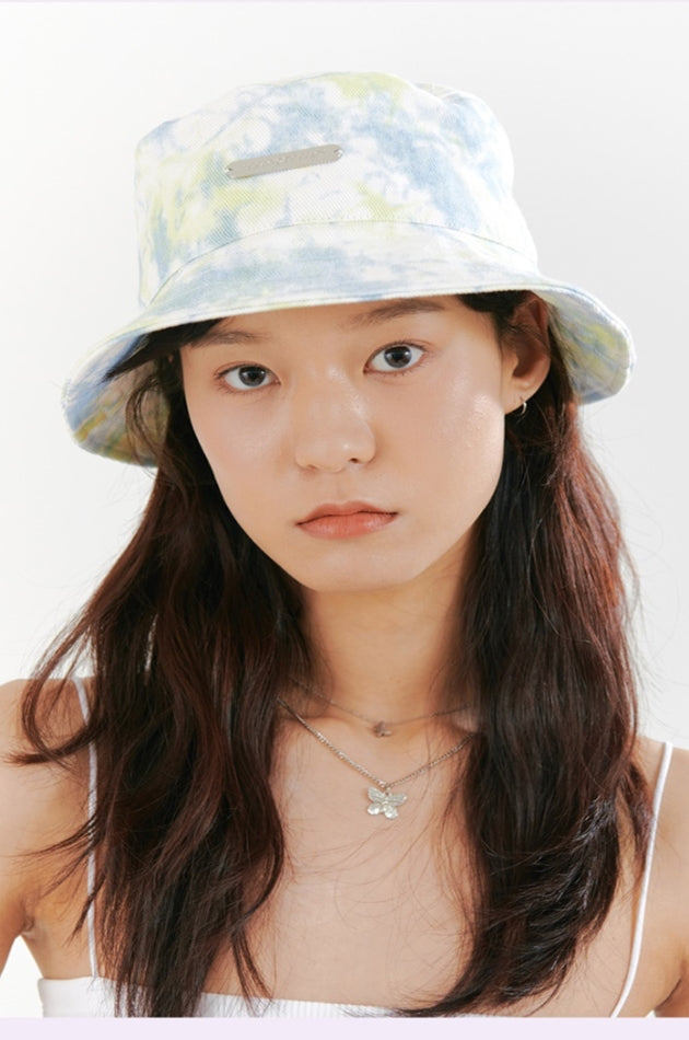 オルモストブルー(Almost Blue)  TIE DYE BUCKET HAT