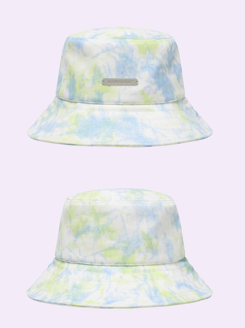 オルモストブルー(Almost Blue)  TIE DYE BUCKET HAT