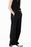 イーエスシースタジオ(ESC STUDIO) Stud slacks (black)