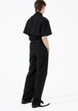 イーエスシースタジオ(ESC STUDIO) Stud slacks (black)