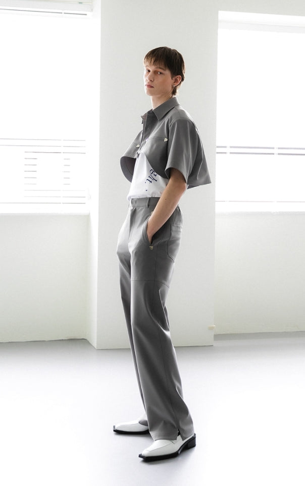 イーエスシースタジオ(ESC STUDIO)   Lettering short sleeves (white)