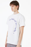 イーエスシースタジオ(ESC STUDIO)   Lettering short sleeves (white)