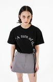 イーエスシースタジオ(ESC STUDIO)   Lettering short sleeves (black)