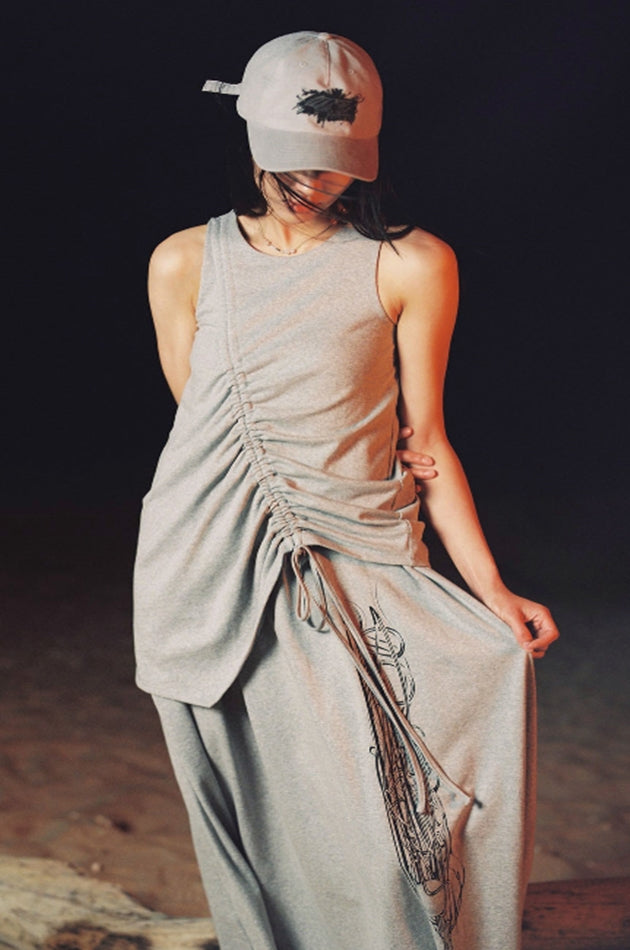 nache(ナチェ)  BIFOLD MAXI DRESS