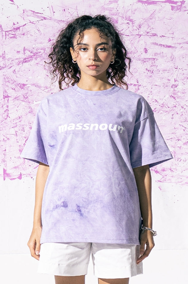 マスノウン(MASSNOUN)  SL LOGO TIE-DYE REGULAR FIT T-SHIRTS MUOTS007-PP