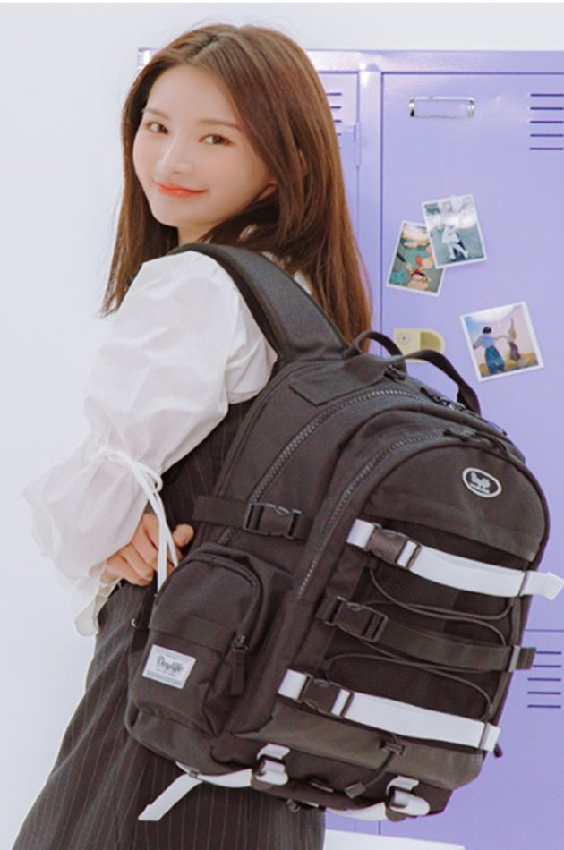 デイライフ(Daylife)  2021 DAYLIFE SIGNAL BACKPACK (BLACK/WHITE)