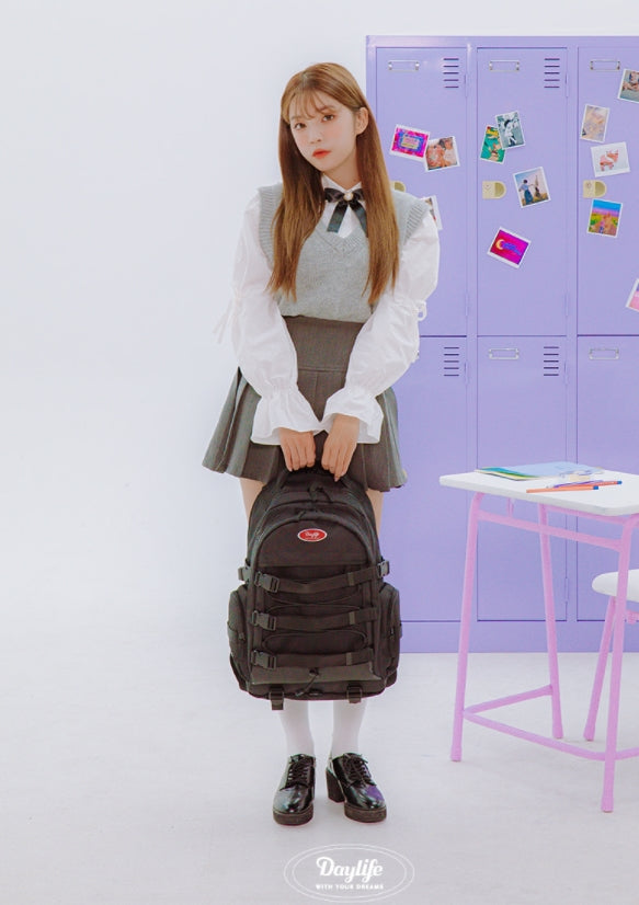 デイライフ(Daylife)  2021 DAYLIFE SIGNAL BACKPACK (BLACK/WHITE)