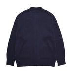 デイライフ(Daylife)  DAYLIFE SMALL LOGO CARDGAN (NAVY)