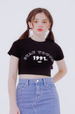 デイライフ(Daylife)  DAYLIFE STAY YOUTH CROP T-SHIRTS (BLACK)