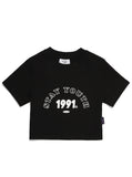 デイライフ(Daylife)  DAYLIFE STAY YOUTH CROP T-SHIRTS (BLACK)