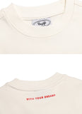 デイライフ(Daylife)  DAYLIFE STAY YOUTH CROP T-SHIRTS (WHITE)