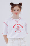 デイライフ(Daylife)  DAYLIFE RUNNING GIRL T-SHIRTS (WHITE)