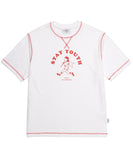 デイライフ(Daylife)  DAYLIFE RUNNING GIRL T-SHIRTS (WHITE)