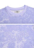 デイライフ(Daylife)  DAYLIFE TIEDYE T-SHIRTS (PURPLE)