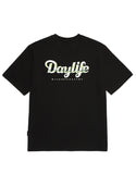 デイライフ(Daylife)  DAYLIFE WAVE GRAPHIC T-SHIRTS (BLACK)