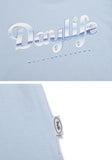 デイライフ(Daylife)  DAYLIFE WAVE GRAPHIC T-SHIRTS (BLUE)