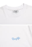 デイライフ(Daylife)  DAYLIFE WAVE GRAPHIC T-SHIRTS (WHITE)