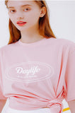 デイライフ(Daylife)  DAYLIFE SIGNATURE LOGO T-SHIRTS (PINK)