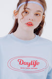 デイライフ(Daylife)  DAYLIFE SIGNATURE LOGO T-SHIRTS (BLUE)