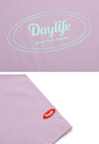 デイライフ(Daylife)  DAYLIFE SIGNATURE LOGO T-SHIRTS (PURPLE)