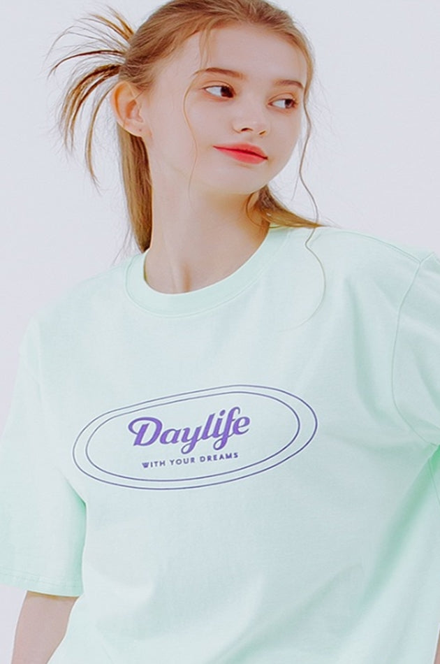 デイライフ(Daylife) DAYLIFE SIGNATURE LOGO T-SHIRTS (MINT