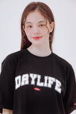 デイライフ(Daylife)  DAYLIFE ARCH LOGO T-SHIRTS (BLACK)