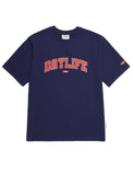 デイライフ(Daylife)  DAYLIFE ARCH LOGO T-SHIRTS (NAVY)