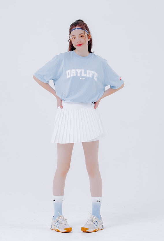 デイライフ(Daylife)  DAYLIFE ARCH LOGO T-SHIRTS (BLUE)