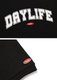 デイライフ(Daylife)  DAYLIFE ARCH LOGO SWEAT T-SHIRTS (BLACK)