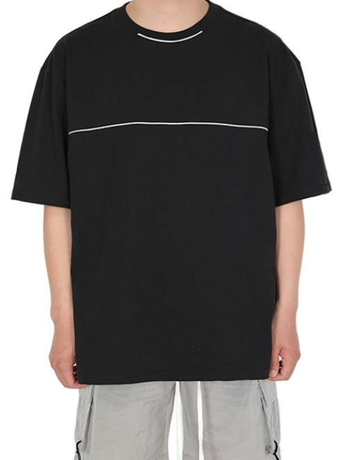 ランベルシオ(LANG VERSIO) 308 Piping Short-Sleeved T-Shirt