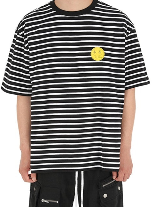 ランベルシオ(LANG VERSIO) 309 Smile Stripe Short Sleeve T