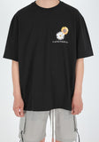ランベルシオ(LANG VERSIO) 310 Flower Print Short-sleeved T-shirt